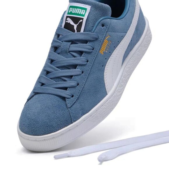 Puma Suede Classic Unisex Sneakers Women's Size 6.5 Blue - Low-Top New with Box - Picture 3 of 5